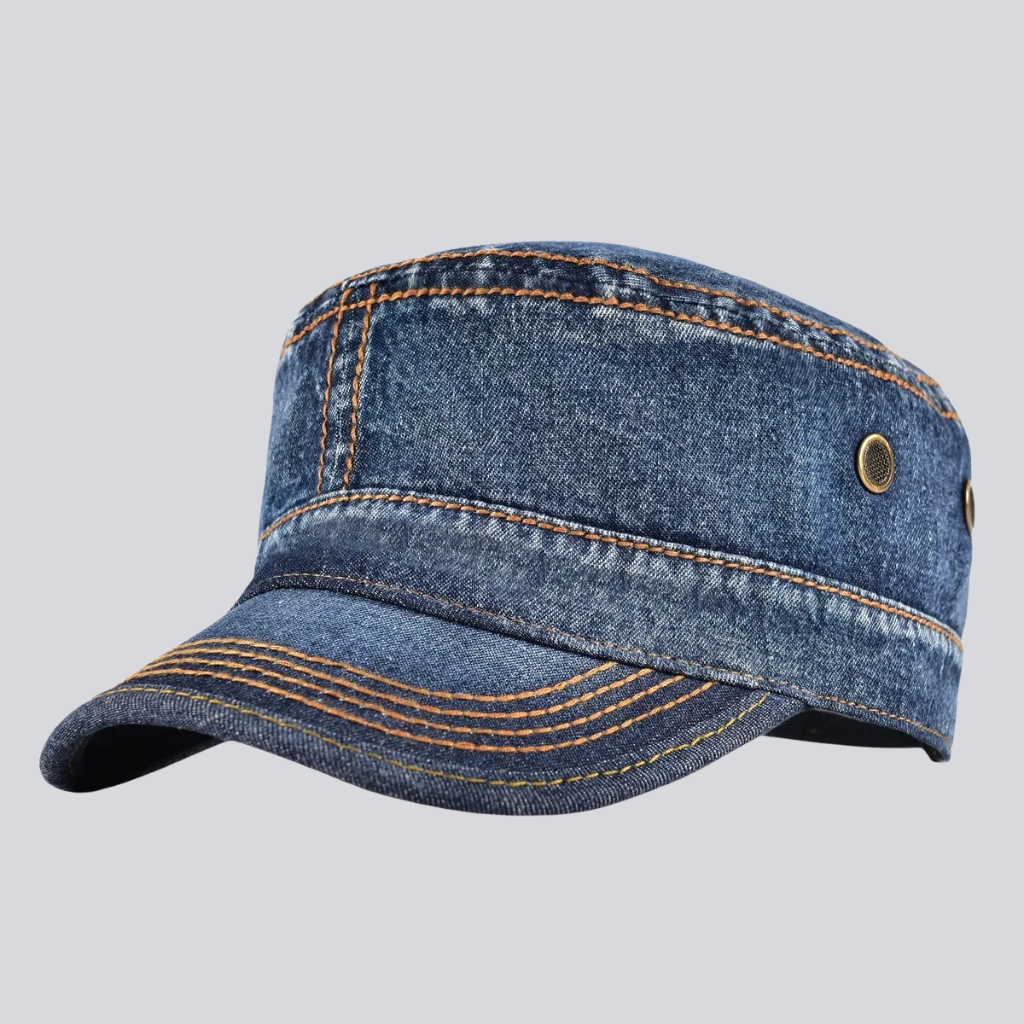 Kyle | Robust vintage cap (Dark Denim)