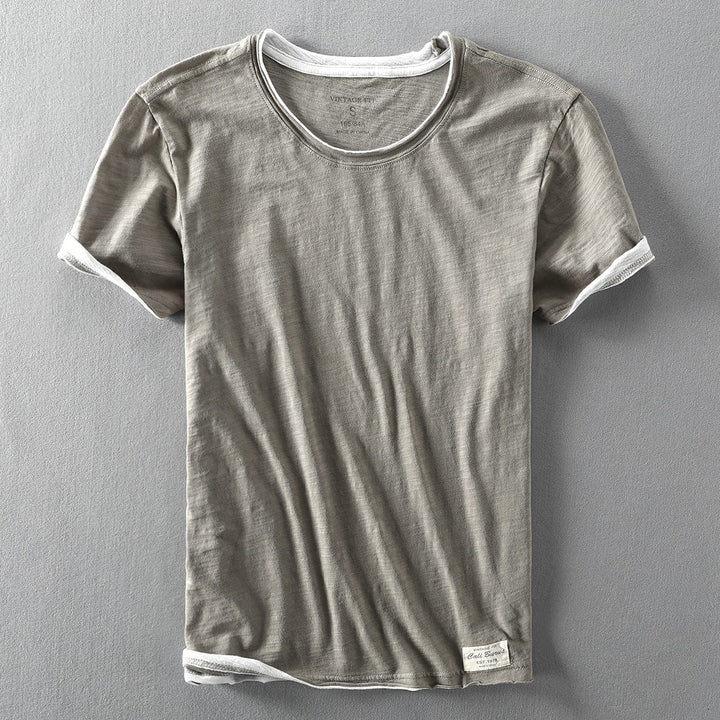 Harrison | Double-Layer Crew Neck Tee