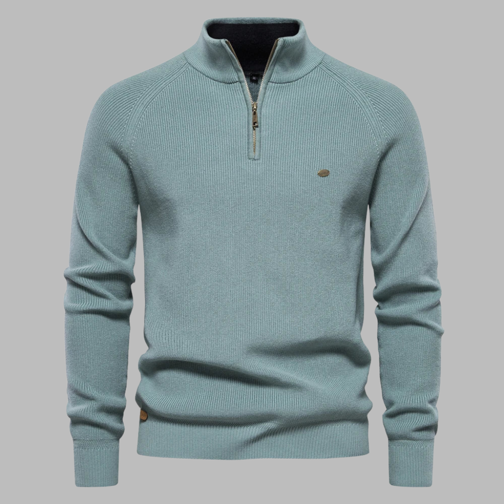 Edwin | Classic half-zip sweater