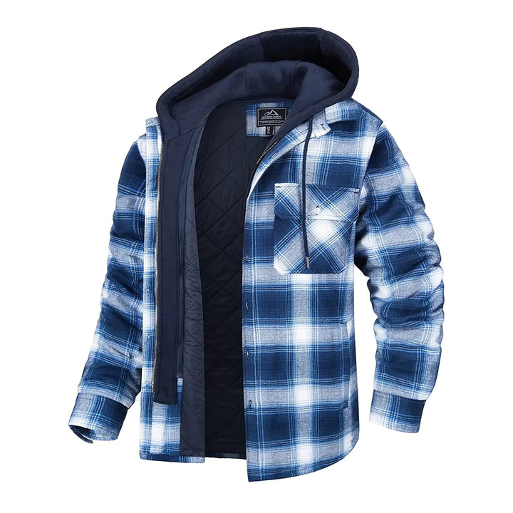 Florian | Plaid Hooded Jacket
