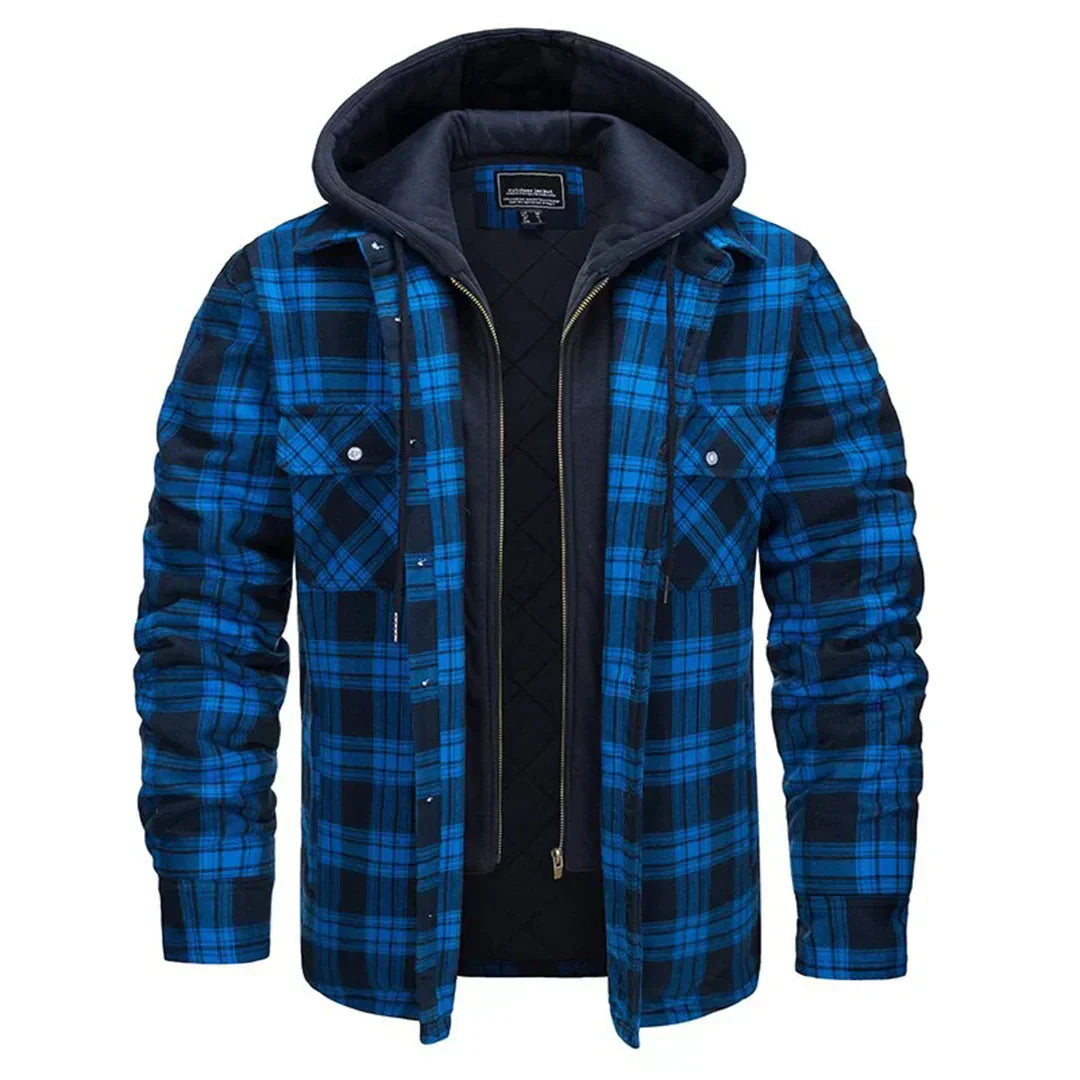 Florian | Plaid Hooded Jacket