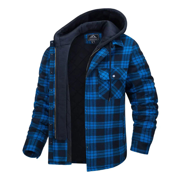Florian | Plaid Hooded Jacket