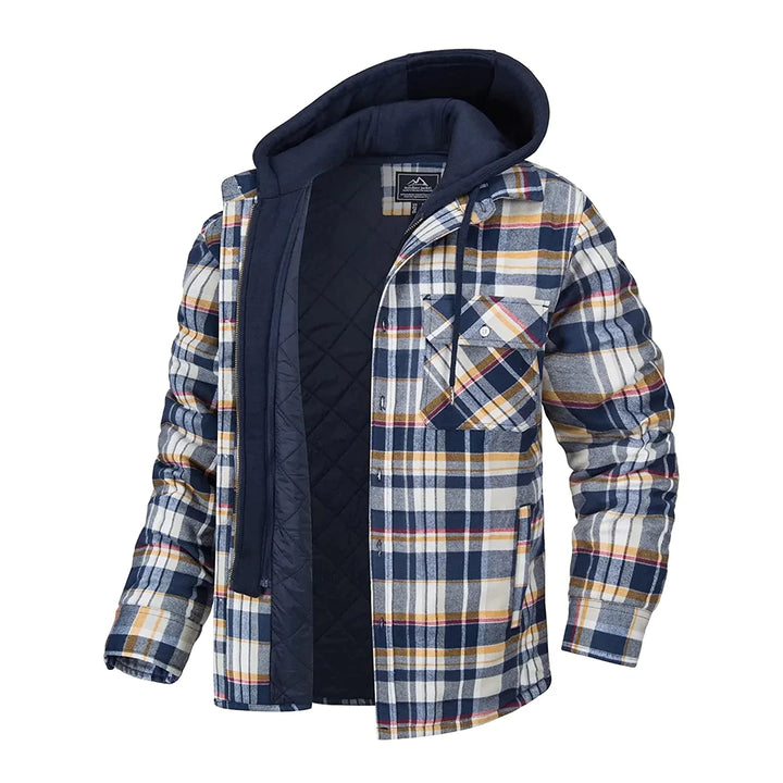 Florian | Plaid Hooded Jacket