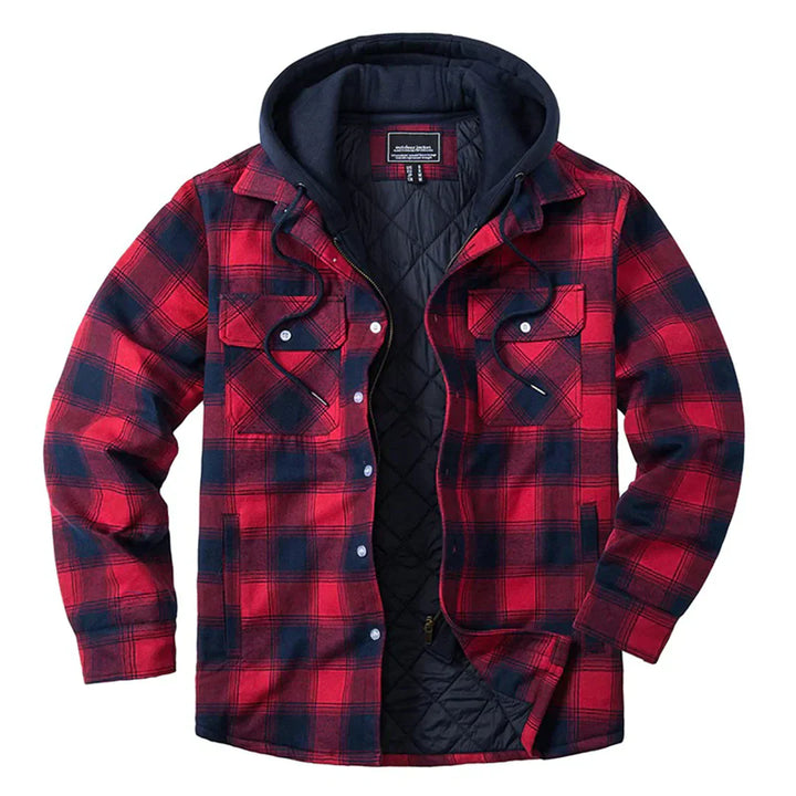 Florian | Plaid Hooded Jacket