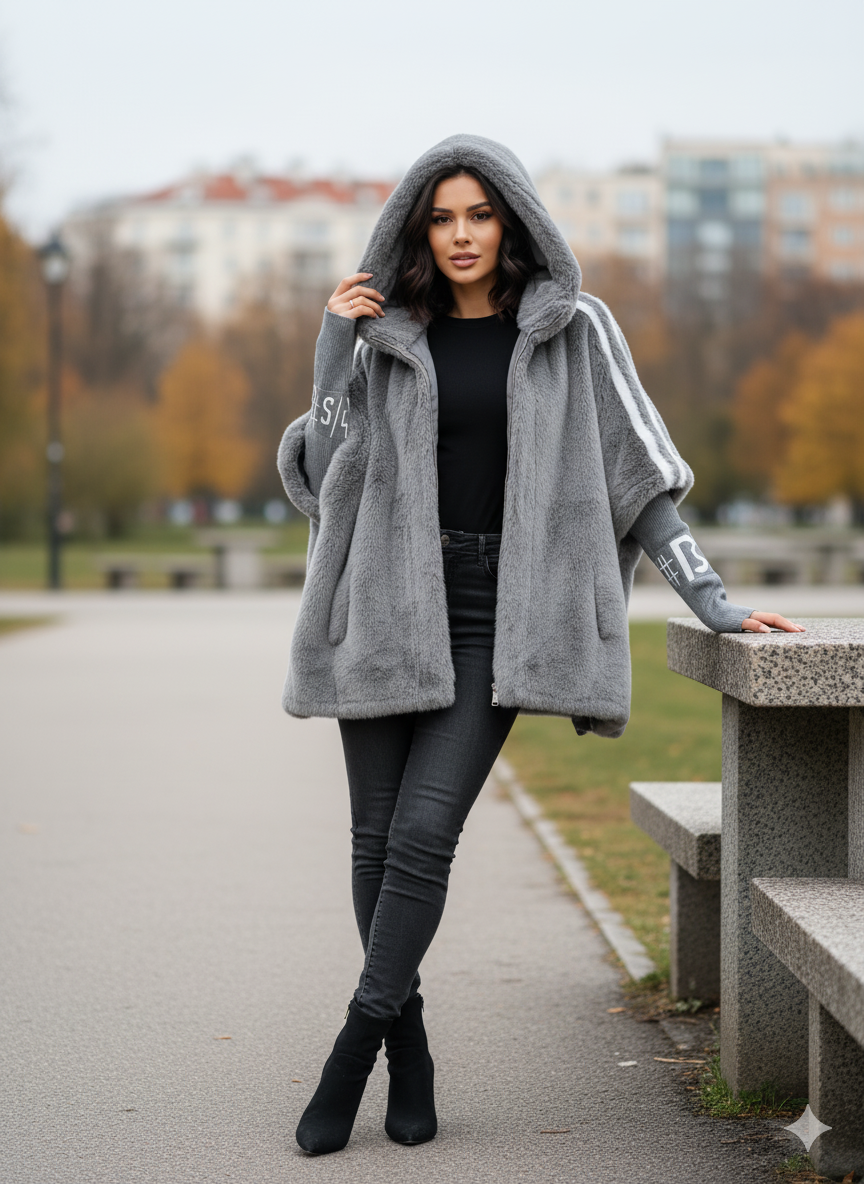 Ela™ | Elegant Winter Fur Coat