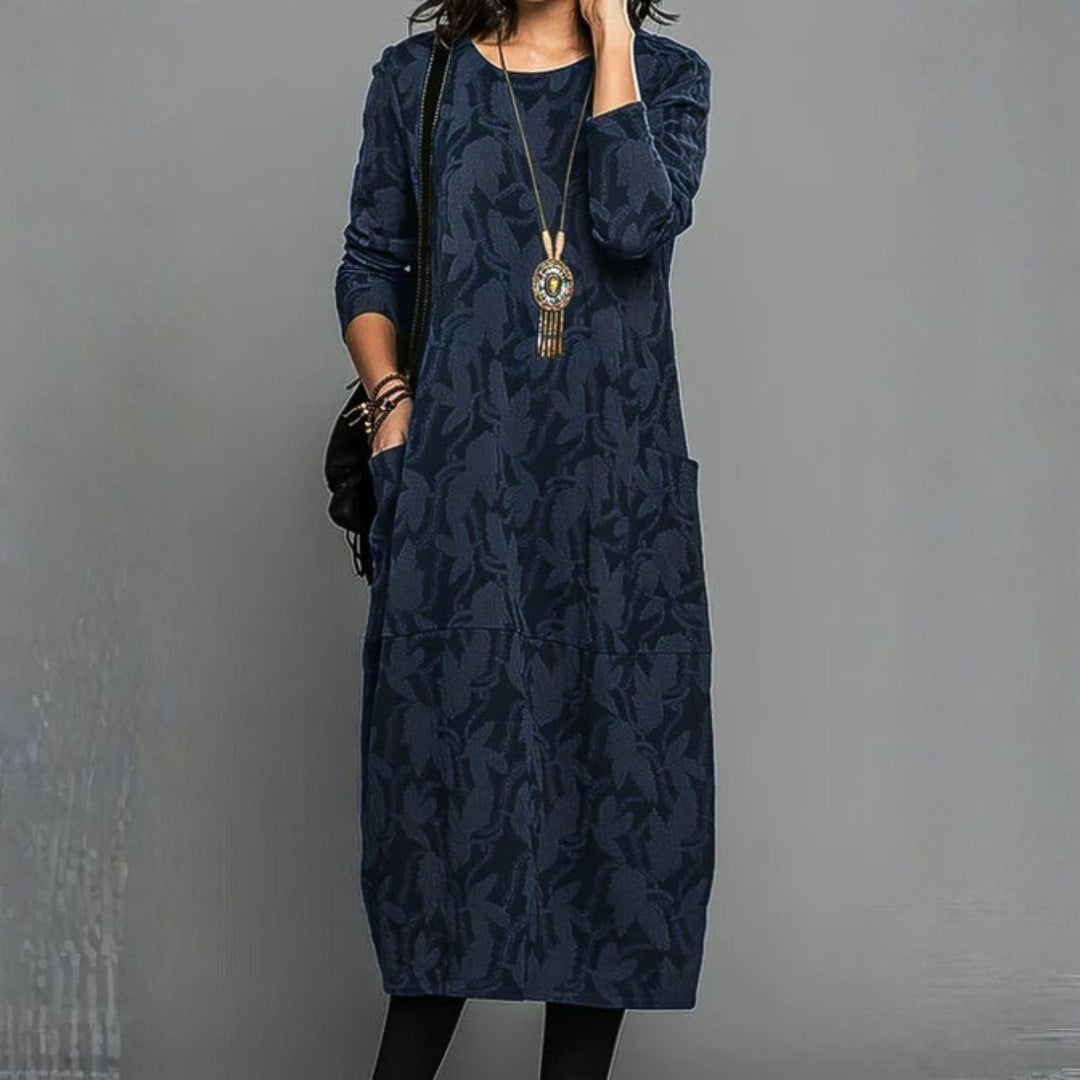 Lena&James™ | Warm Winter Dress with Elegant Cut