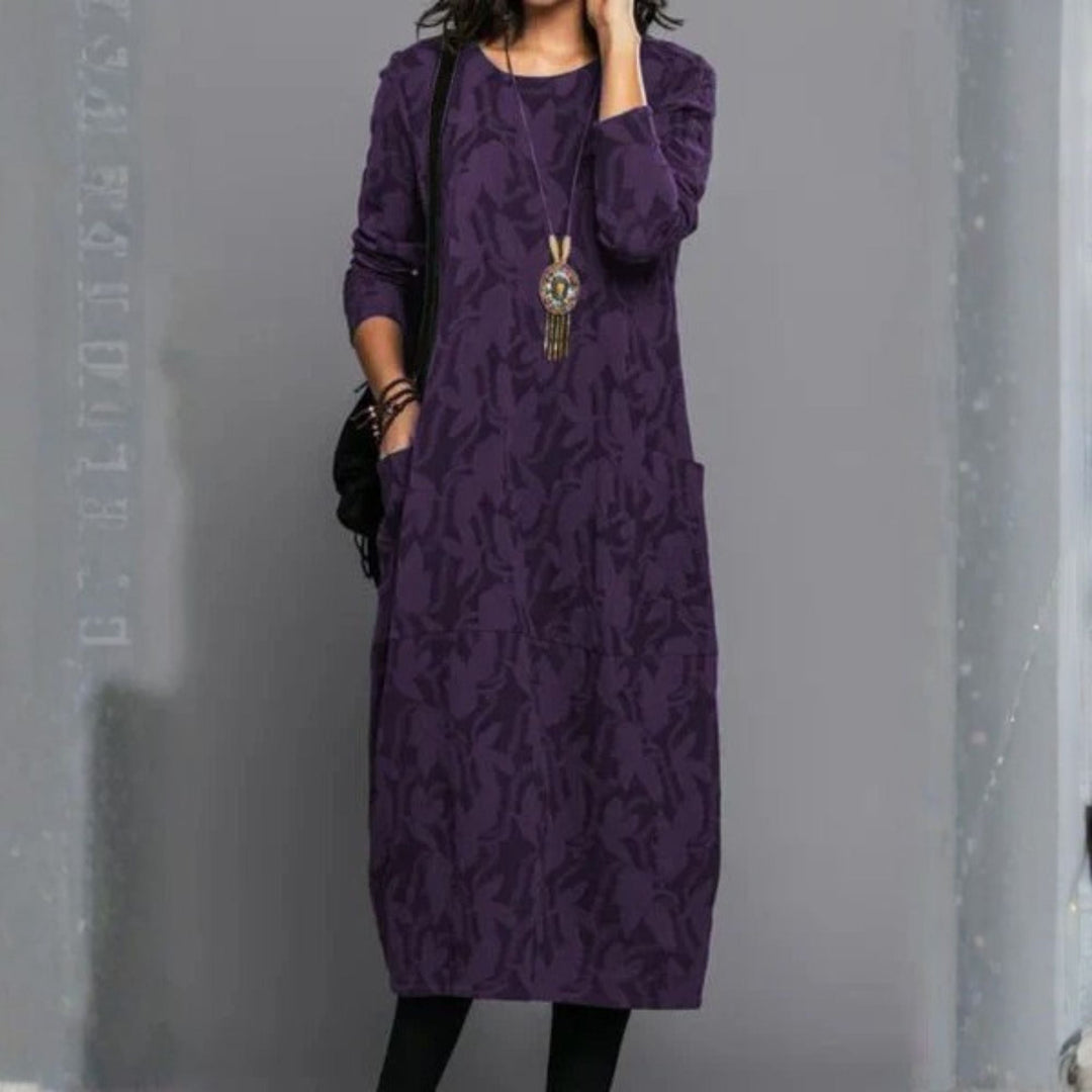 Lena&James™ | Warm Winter Dress with Elegant Cut