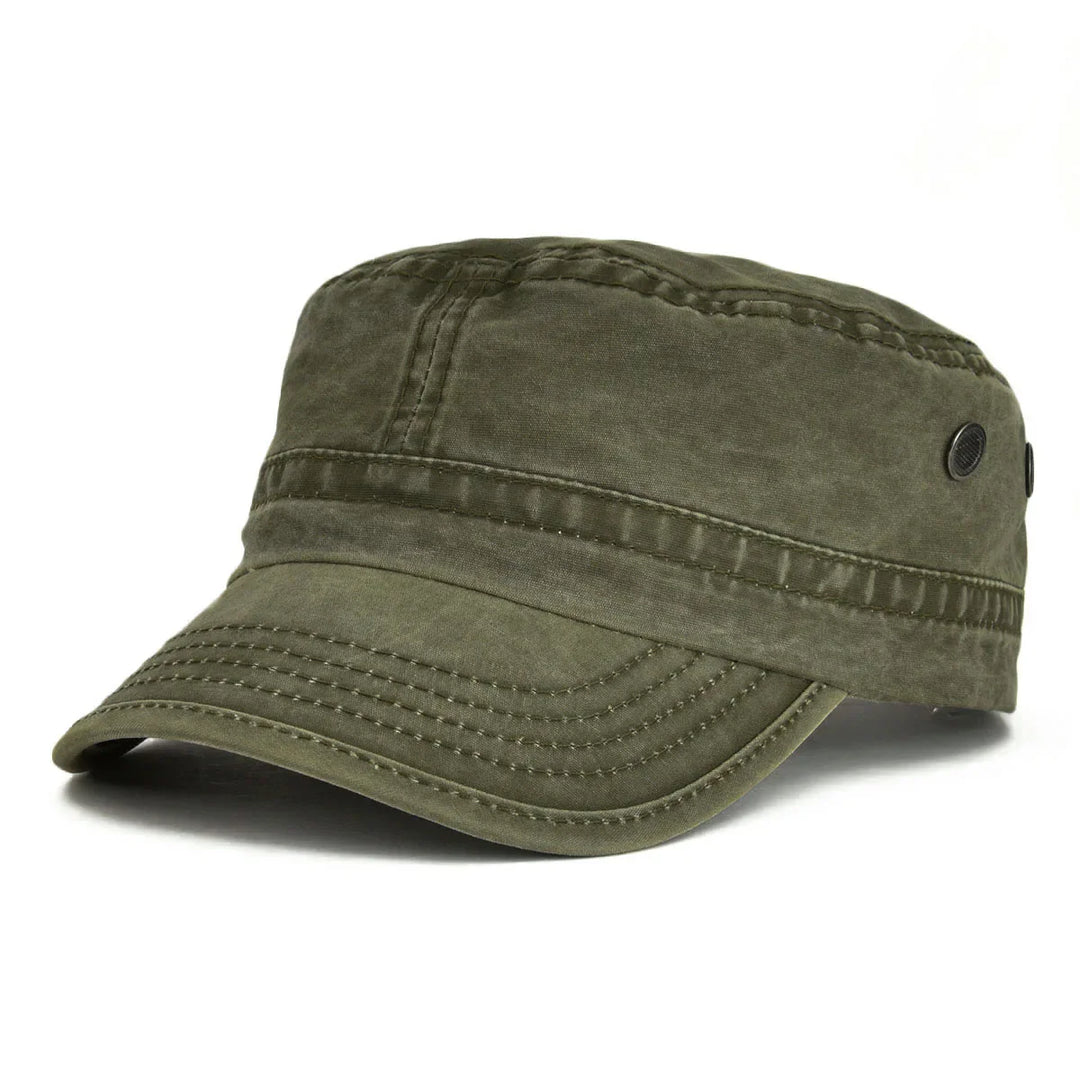 Jack | Robust vintage cap (Army Green)