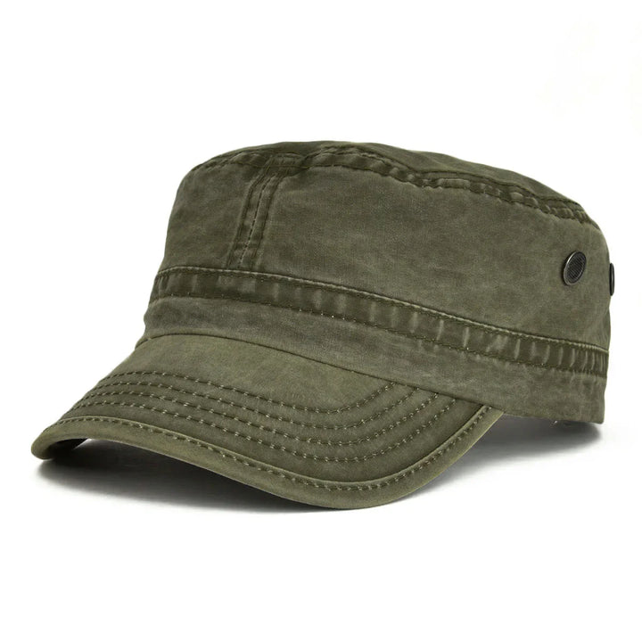 Jack | Robust vintage cap (Army Green)