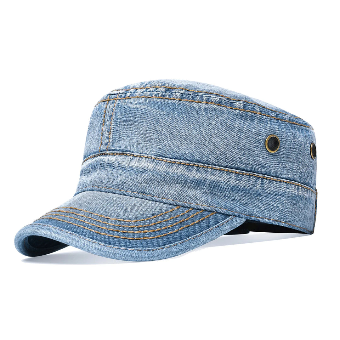 Cole | Robust vintage cap (Light Denim)