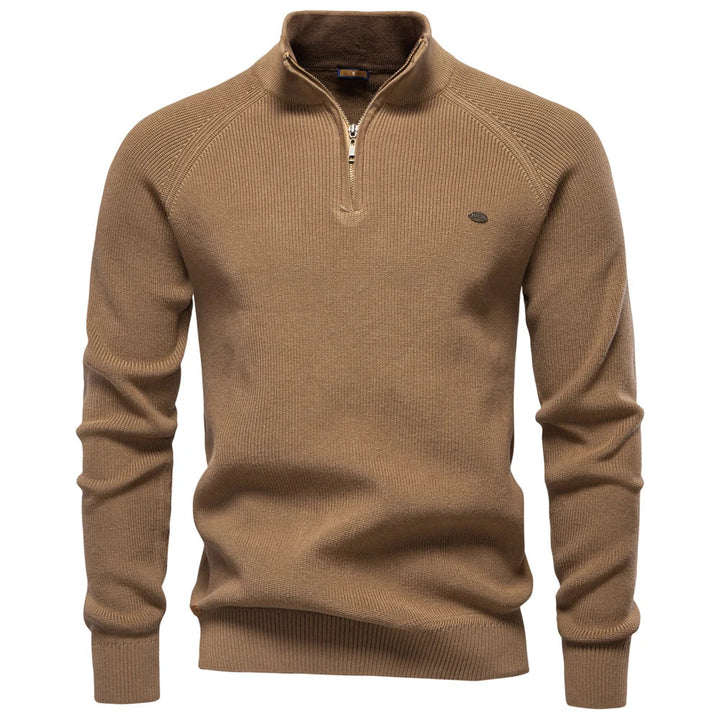Edwin | Classic half-zip sweater