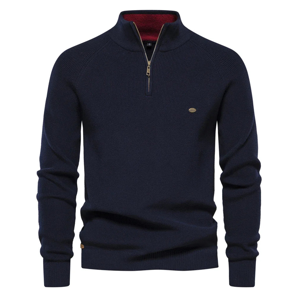 Edwin | Classic half-zip sweater