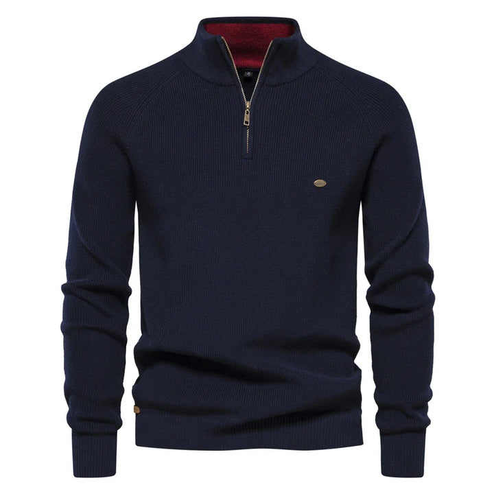 Edwin | Classic half-zip sweater