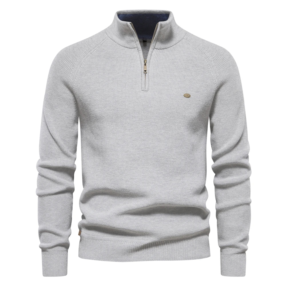 Edwin | Classic half-zip sweater