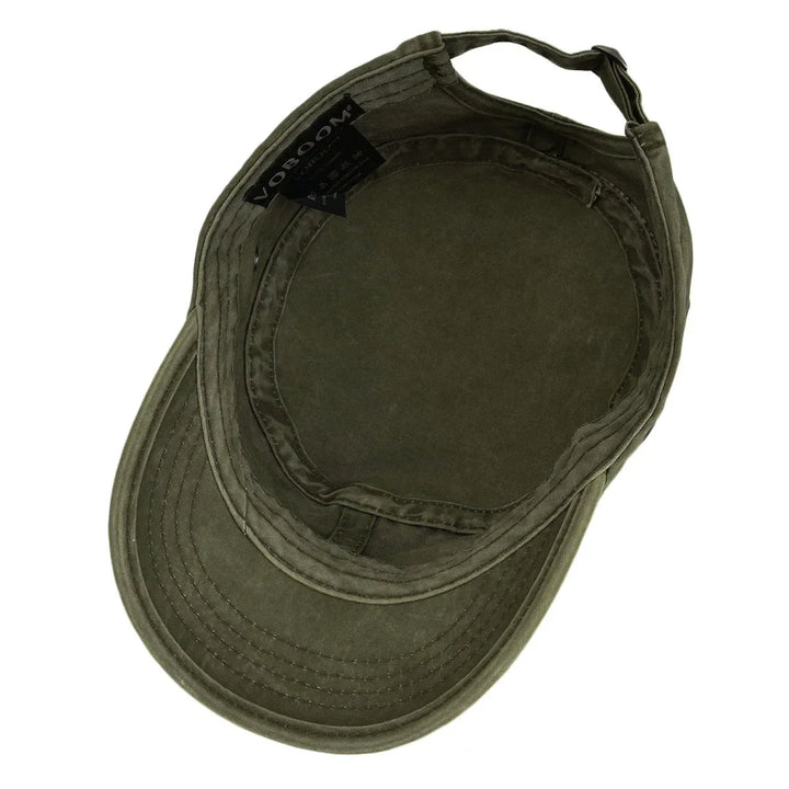 Jack | Robust vintage cap (Army Green)