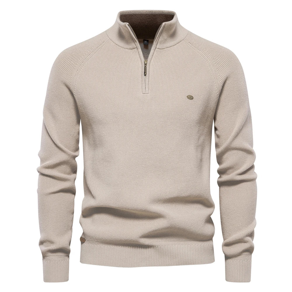Edwin | Classic half-zip sweater