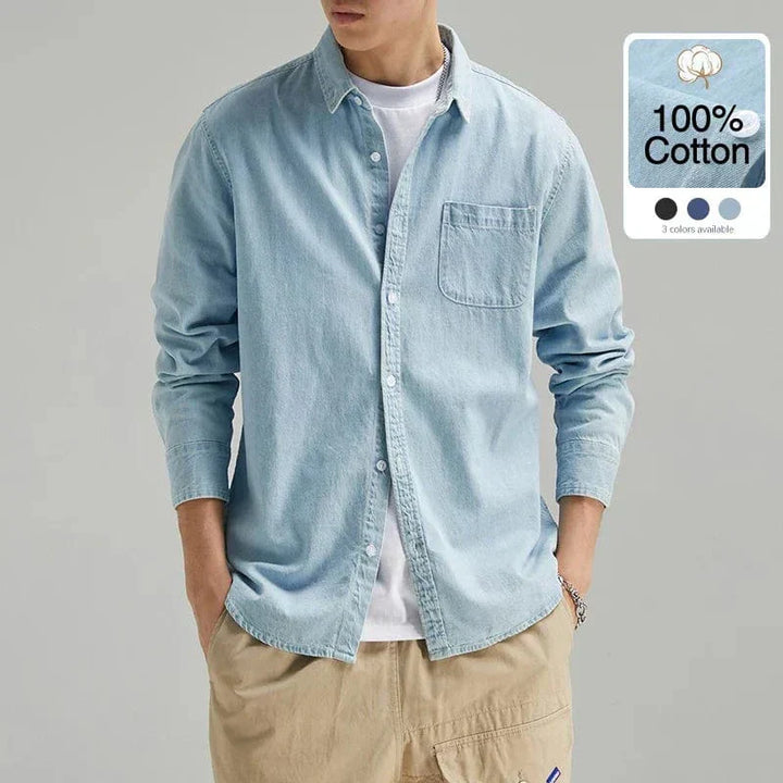 Nathaniel | Classic Denim Shirt