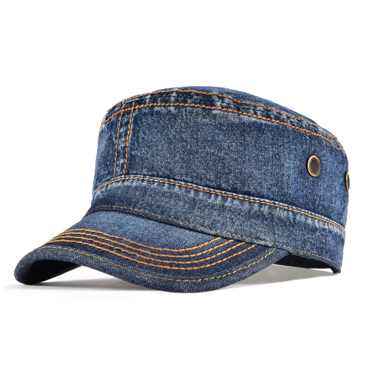 Kyle | Robust vintage cap (Dark Denim)
