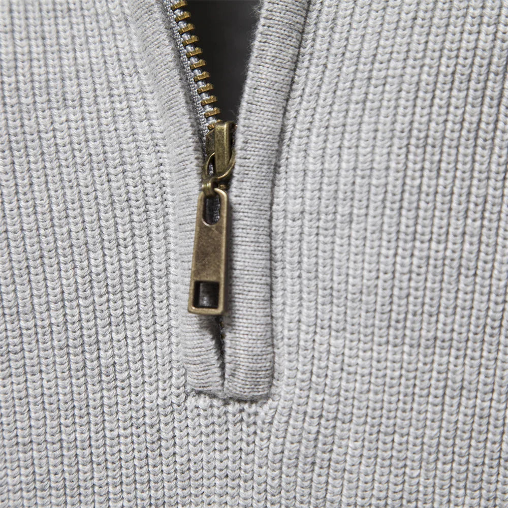 Edwin | Classic half-zip sweater