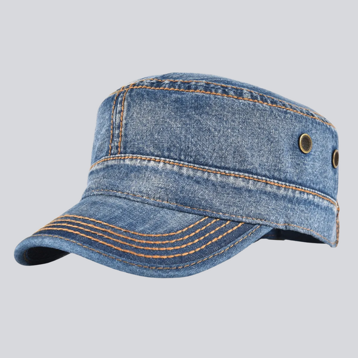 Jake | Robust vintage cap (Denim Blue)